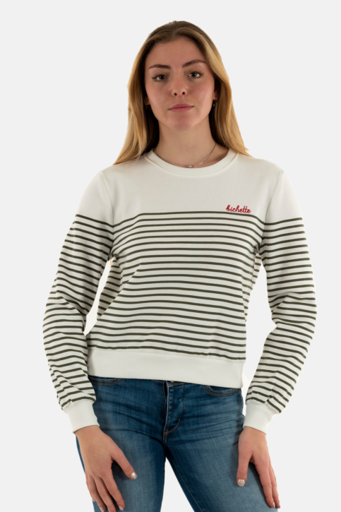 Sweat only bine cloud dancer kalamata/print bichette main product photo