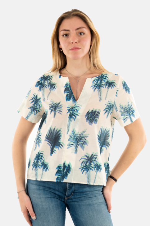 Tee shirt Le Temps Des Cerises hope 3657 ultramarine main product photo