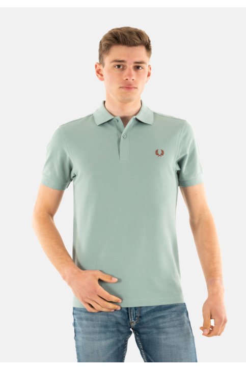Polos fred perry plain z35 silv blu/cinnamo main product photo