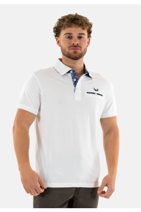 Polos kaporal barro white main product photo