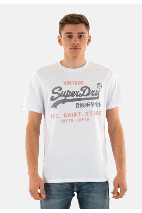 Tee shirt superdry vl heritage relaxed 01c optic main product photo