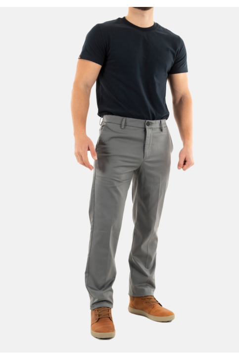 Pantalons dockers signature khaki stain defender slim 0003 burma grey + main product photo