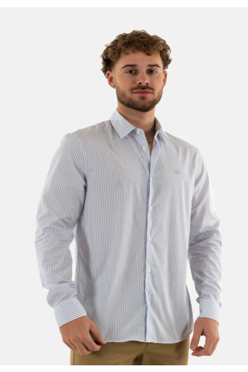 Chemise lacoste ch9087 hsz blanc/panorama-marine main product photo