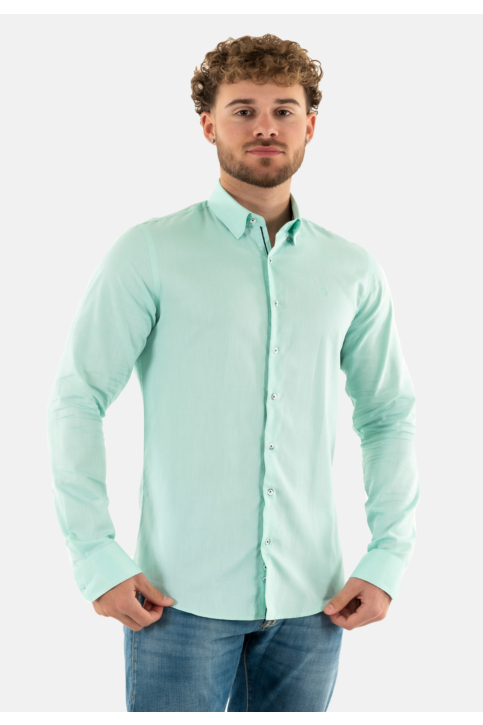 Chemise Benson & Cherry lajacquard menthe main product photo