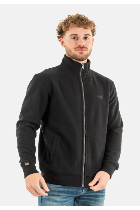 Sweat superdry essential logo track 02a black main product photo