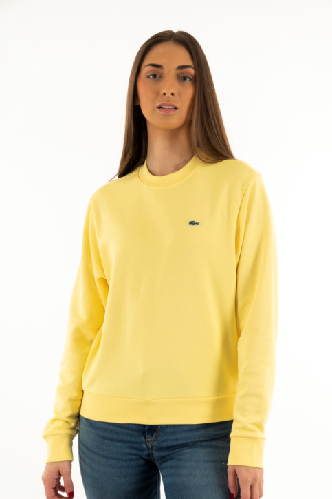 Sweat lacoste sf9202 107 jaune main product photo