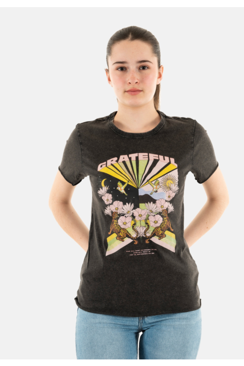 Tee shirt only lucy black grateful main product photo