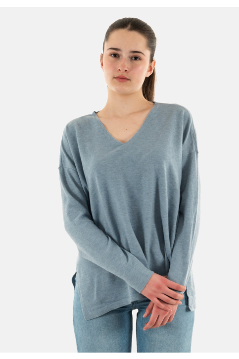 Pull leger only amalio windward blue melange main product photo