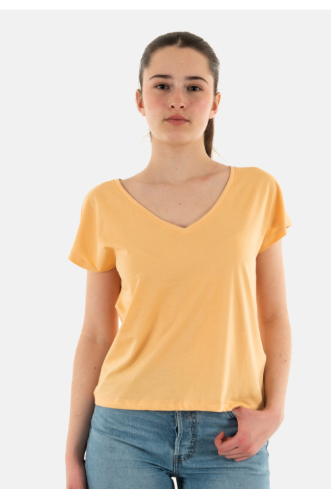 Tee shirt only winnie caramel cream stitch light gold main product photo