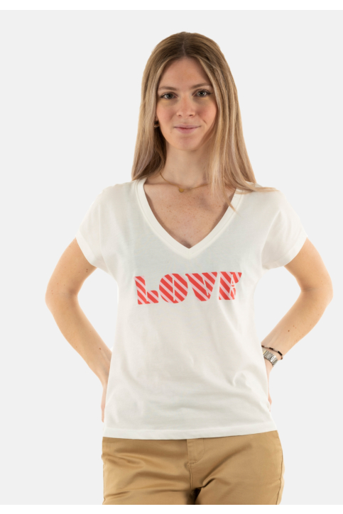 Tee shirt only anna cloud dancer love main product photo