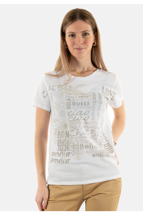 Tee shirt guess jeans w5gi46 g011 pure white main product photo