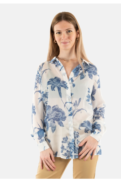 Chemisier guess jeans w5gh59 p7wq dreaming lilies prin main product photo