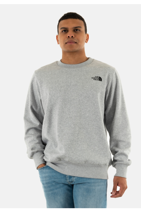 Sweat the north face simple dome crew dyx tnflightgreyhtr main product photo