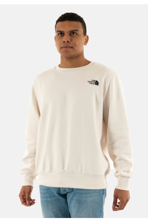 Sweat the north face simple dome crew qli white dune main product photo