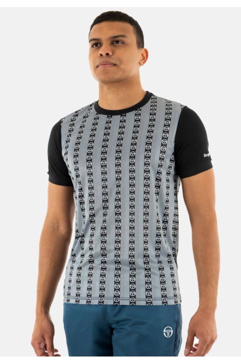 Tee shirt sergio tacchini morgana 2005-blk/wht main product photo