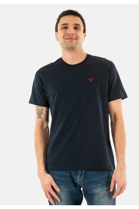 Tee shirt barbour mts0331 ny91 navy main product photo