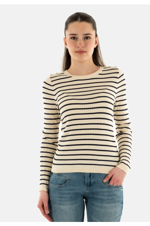 Pull leger only mila birch navy blazer main product photo