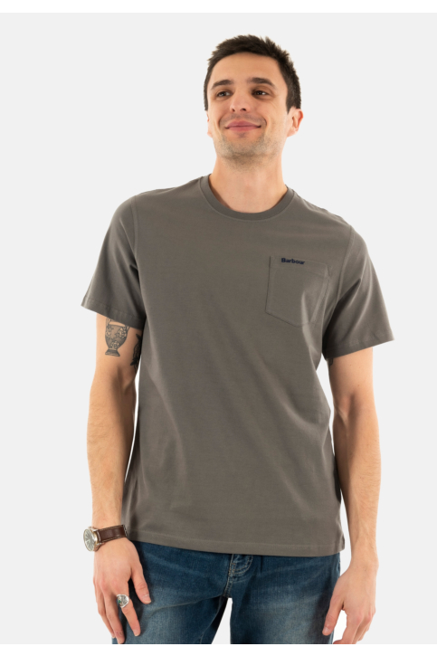 Tee shirt barbour langdon pocket t-shirt gy11 gunmetal main product photo