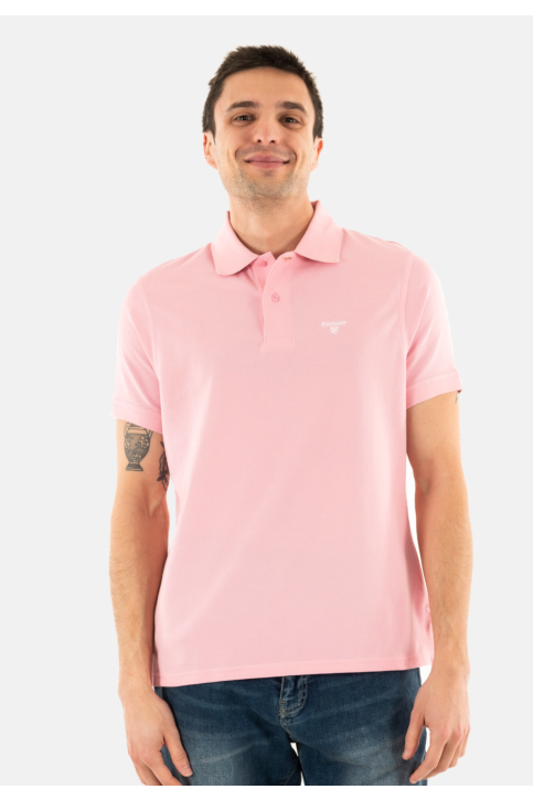 Polos barbour lightweight sports polo shirt pi51 pink main product photo