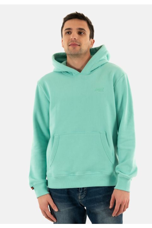 Sweat superdry essential logo 2md spearmint light green main product photo