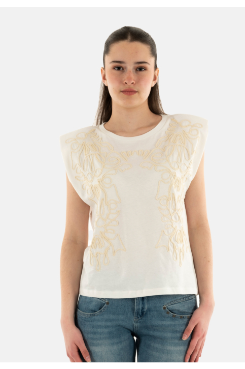 Tee shirt bsb 053-210078 off white main product photo