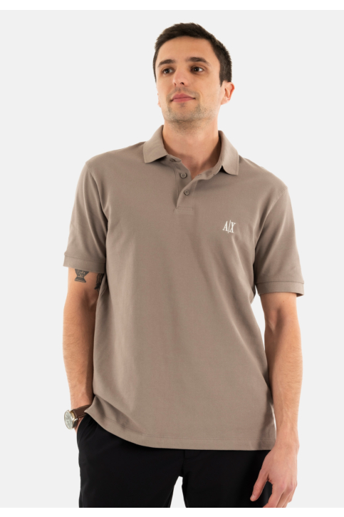 Polos armani exchange xm000367 u6107 driftwood main product photo