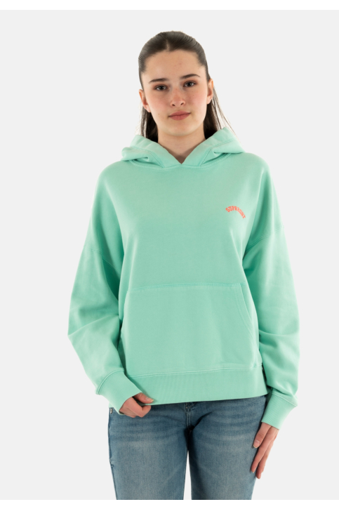 Sweat superdry essential logo 2md spearmint light green main product photo