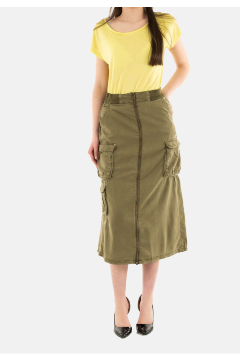 Jupe freeman t. porter kiana jazz jaz24 f839 deep lichen green main product photo