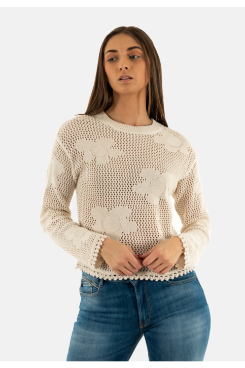 Pull leger morgan 251-mringa ivoire main product photo