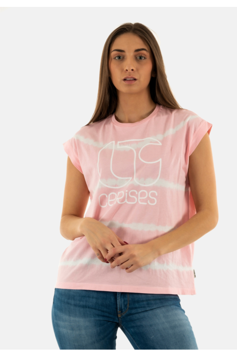 Tee shirt Le Temps Des Cerises dave 5322 nude pink main product photo