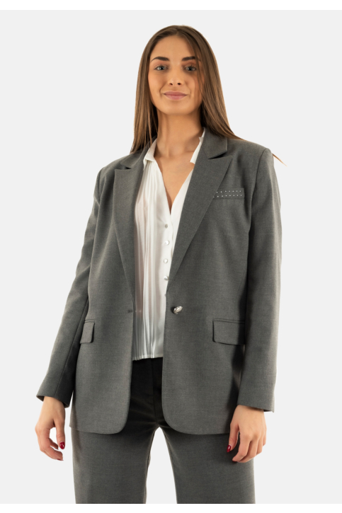 Blousons et vestes morgan 251-vanis.f gris main product photo