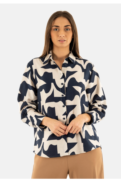 Chemisier grace & mila primo_13140 marine main product photo