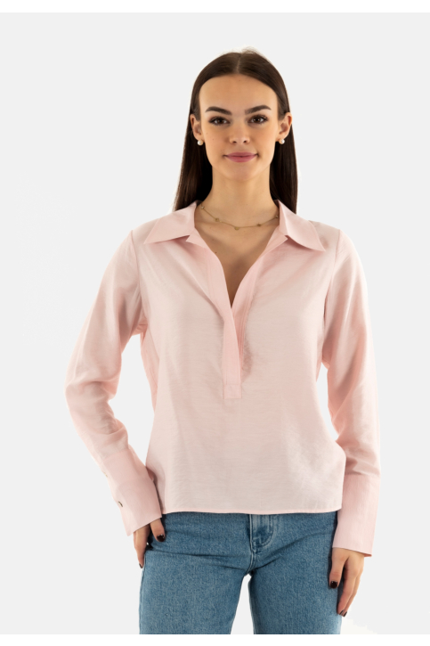 Polos manches longues salsa basic half-placket 621 main product photo