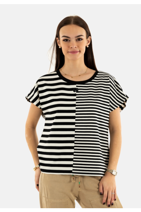 Tee shirt Le Temps Des Cerises omir 0001 black main product photo