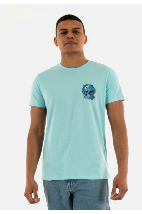 Tee shirt Le Temps Des Cerises santiago 3249 azur main product photo