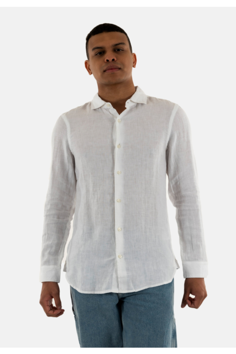 Chemise superdry vacation l/s linen 01c optic main product photo