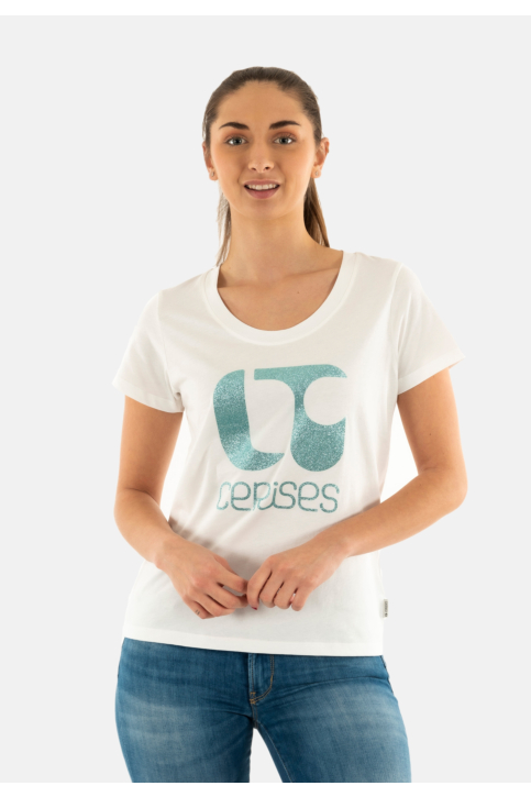 Tee shirt Le Temps Des Cerises taolo 1001 white main product photo