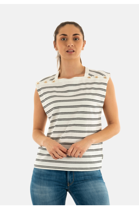 Tee shirt Le Temps Des Cerises marina 1132 ice cream main product photo