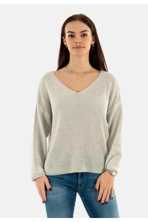 Pull leger bsb 053-260013 creme main product photo