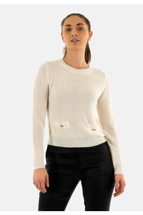 Pull leger morgan 251-msuni ivoire main product photo