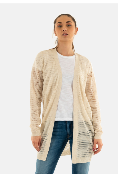 Gilets cardigans yes zee m439 hf00 0245 sabbia main product photo