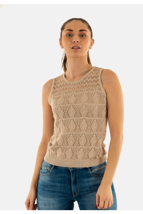 Debardeurs yes zee m237 ig00 0212 tortora main product photo