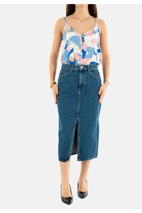 Jupe only bianca medium blue denim main product photo