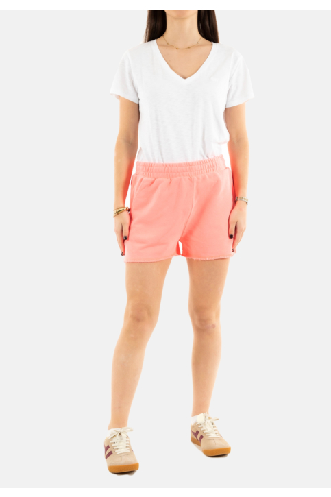 Short bermuda superdry essential logo 9sd fiery coral main product photo