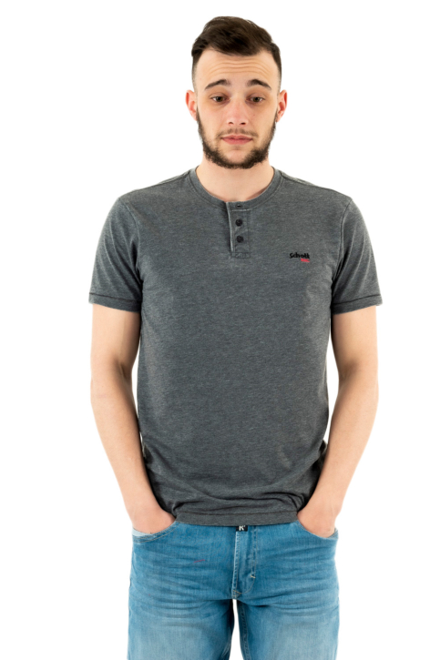 Tee shirt schott strike2 black main product photo
