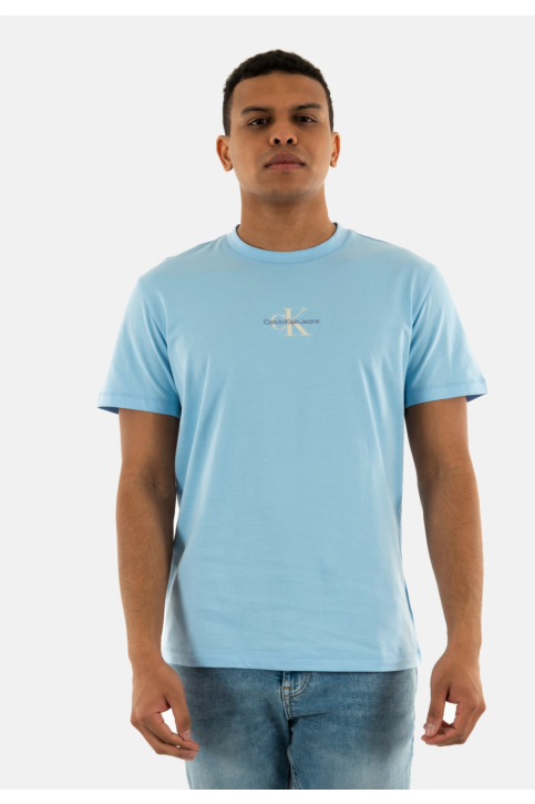 Tee shirt calvin klein jeans monologo cbr blue bell main product photo