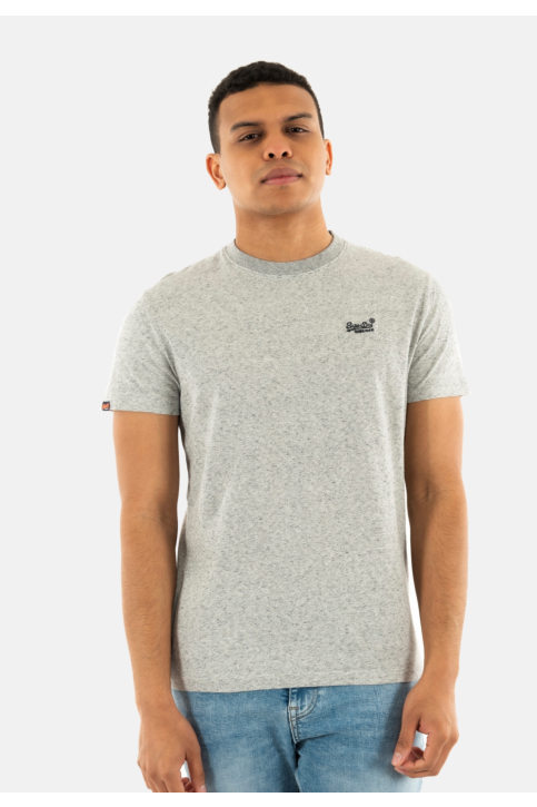 Tee shirt superdry m1011245a cie light grey grindle feeder main product photo