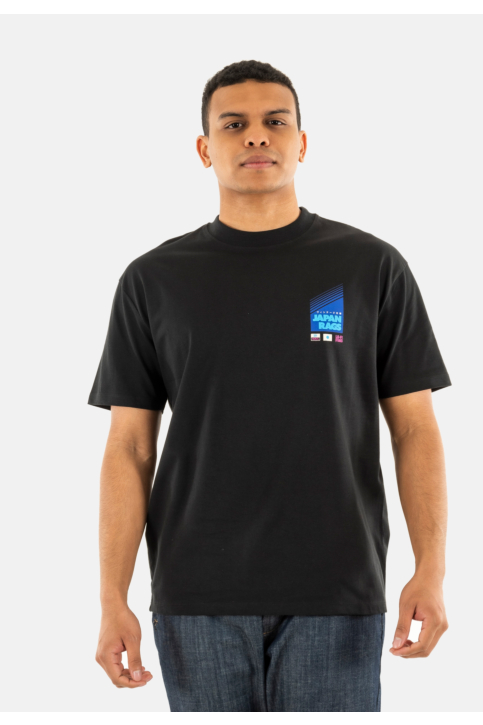 Tee shirt japan rags nagato 0001 black main product photo