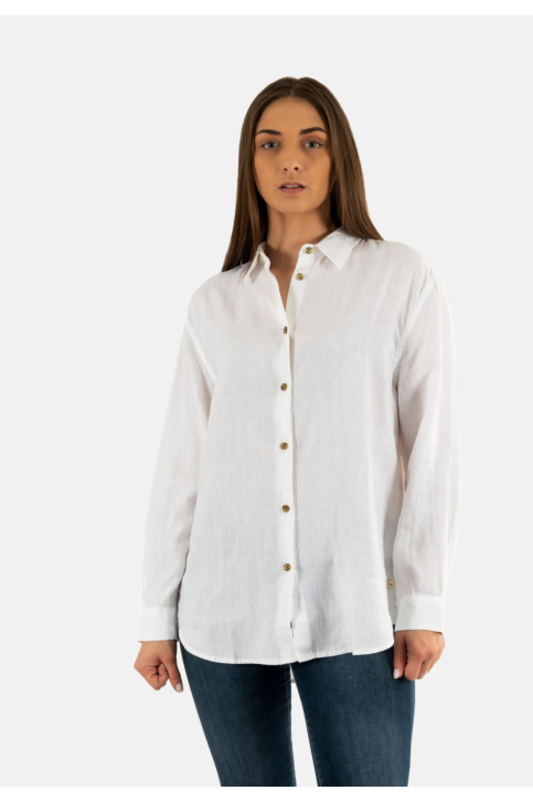 Chemisier superdry casual linen boyfrnd 01c optic main product photo