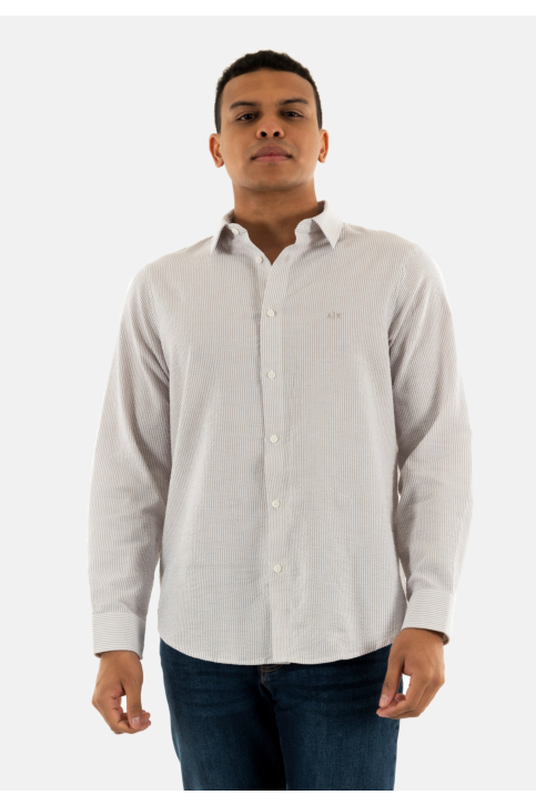Chemise armani exchange xm000429 m6062 roasted cashew/off w main product photo